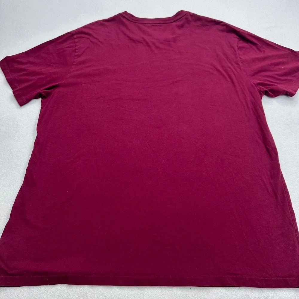 Polo Ralph Lauren Mens 2XLT Burgundy Short Sleeve Crew Neck Pony Logo T-Shirt